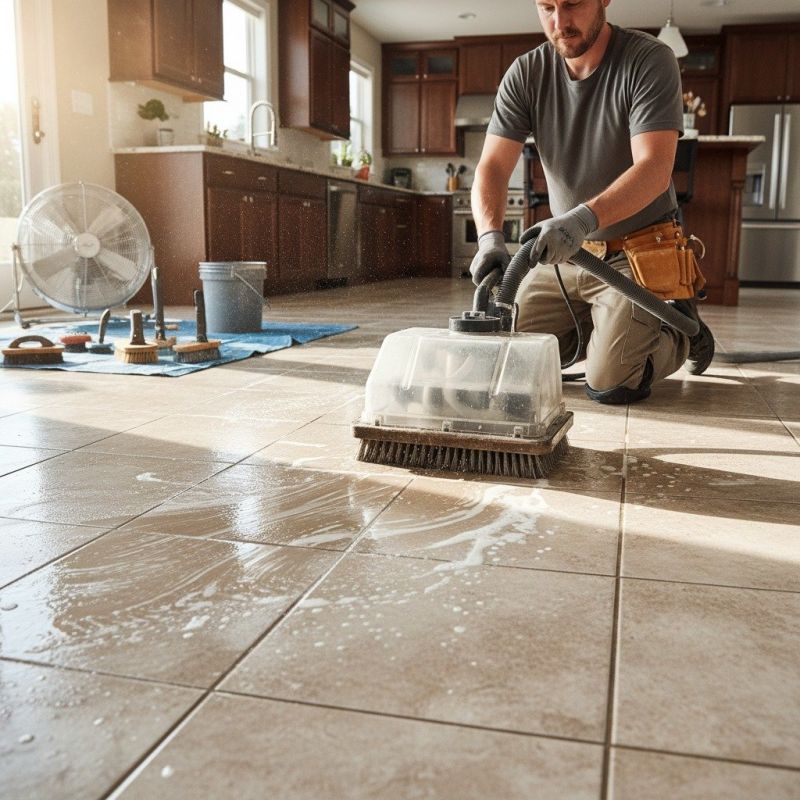 Travertine Tile Cleaning