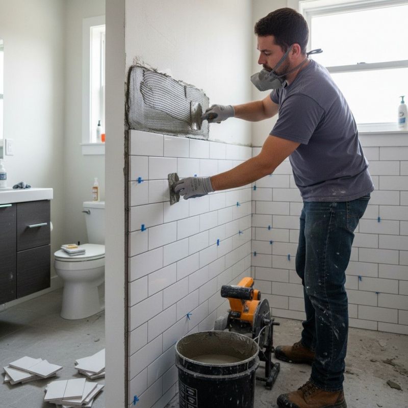 Shower Floor Tiling in Alpharetta, GA